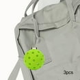 thumbnail image 6 of yotijay 3Pcs Pickleball Ornament Set Bag Keychain Christmas Tree Hanging Decorations for Green, 6 of 9