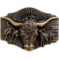 thumbnail image 1 of GHSDFBB Classic Western Cowboy Fashion Belt Buckle Motorcycle Rider Street Punk Style Men's Western Belt Buckle, 1 of 4
