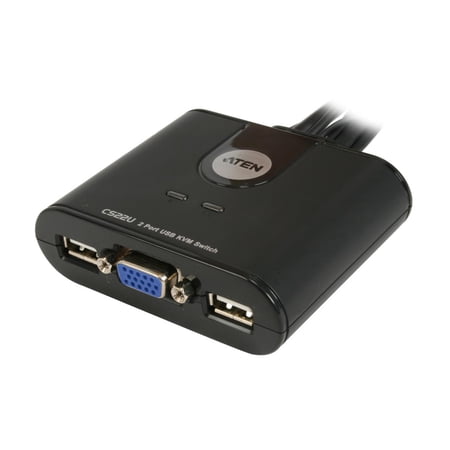 UPC: 0672792398018 | Aten 2PORT USB KVM SWITCH W/2 CABLES SUP UP TO 2048X1536