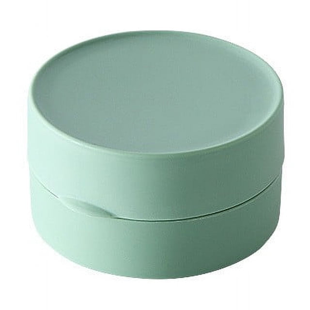 MORESEC Soap Box, Travel Soap Box with Lid, Mini Portable Silicone Sealed Container for Bar Soap, Prevents Mess and Keeps Soap Dry, Compact and Leak Proof for Toiletry Bag and Camping