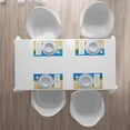 thumbnail image 4 of Ambesonne Summer Place Mats Set of 4, Sunshine Sand Waves, Standard Size, Multicolor, 4 of 4