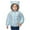 Sky Blue477/A, variant on MEZZALL Girls Winter Coats With Hood Soft Warm Jackets Kids Lightweight Coats Cute Bear Design Long Sleeve Zipper Outerwear Leisure Dailywear