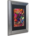 thumbnail image 2 of Trademark Fine Art "Fire In The Arcade" Canvas Art by Josh Byer, Black Matte, Silver Frame, 2 of 4