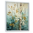 thumbnail image 2 of Designart "Birch Woods Winds V" Floral Floater Framed Canvas Print, 2 of 7
