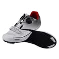 thumbnail image 1 of Zapatillas de ciclismo de carretera con cordones rápidos - Zapatillas de bicicleta de carreras cómodas y transpirables - y tamaños para Blanco 42 Baoblaze Calzado de bicicleta de carretera para hombre, 1 of 8