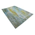 thumbnail image 2 of Unique Loom Jardin Collection Colorful, Vibrant, Abstract Watercolor Area Rug, 6 x 9 ft, Turquoise/Gray, 2 of 5