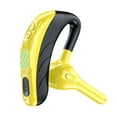 thumbnail image 2 of Single-Ear Bluetooth 5.2 Headset, Compact Wireless Earpiece with LED Power Display and Noise-Reducing Audio for Work Calls, Yellow, 2 of 2