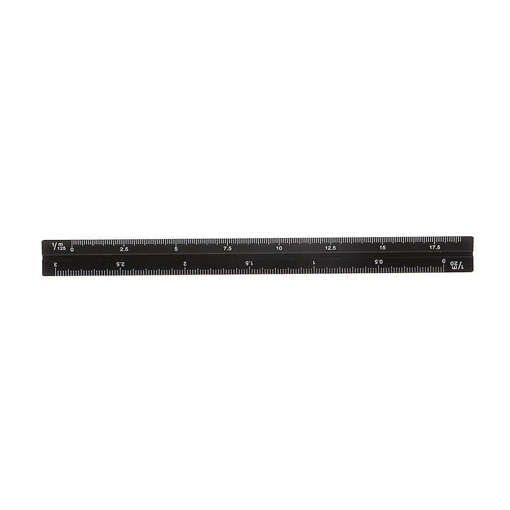 Multifunctional Triangular Architect Engineer Aluminum Scale Ruler 15cm ...