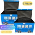 thumbnail image 1 of Caja Juguetero Organizador Contenedor Plegable Para Niños Multiusos (2piezas) - Azul Segos Juguetero, 1 of 6