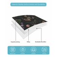 thumbnail image 4 of Twin XL Quilt Bedding Set, Black Green Flowers Reversible Summer Quilt 3 Pieces, Spring Floral Elegant Pastoral Lightweight Bedspreads Coverlets with 2 Pillow Shams for All Seasons, 4 of 5