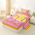 thumbnail image 2 of Erosebridal Sport Softball Letter Monogrammed S Twin Sheet Sets 3pcs for Teens,Baseball Ice Cream Drip Bedding for Boys Girls,Breathable Home Decor, 2 of 5