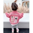 thumbnail image 4 of Toddler Girls Jacket Baby Denim Jackets Kids Button Down Top Solid Coat Spring Fall Outerwear 1-7 Years, 4 of 11