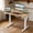 Natural, variant on Ergonomic Raising Desk, Adjustable Height Standing Workstation Large Desk That Raises Up and Down for Home & Office