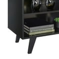 thumbnail image 5 of Madesa TV Stand Entertainment Center with 4 Shelves and Cable Management for 50, 55 Inch Media Storage Living Room and Bedroom Modern Wooden Television Media Console - Black, 5 of 5