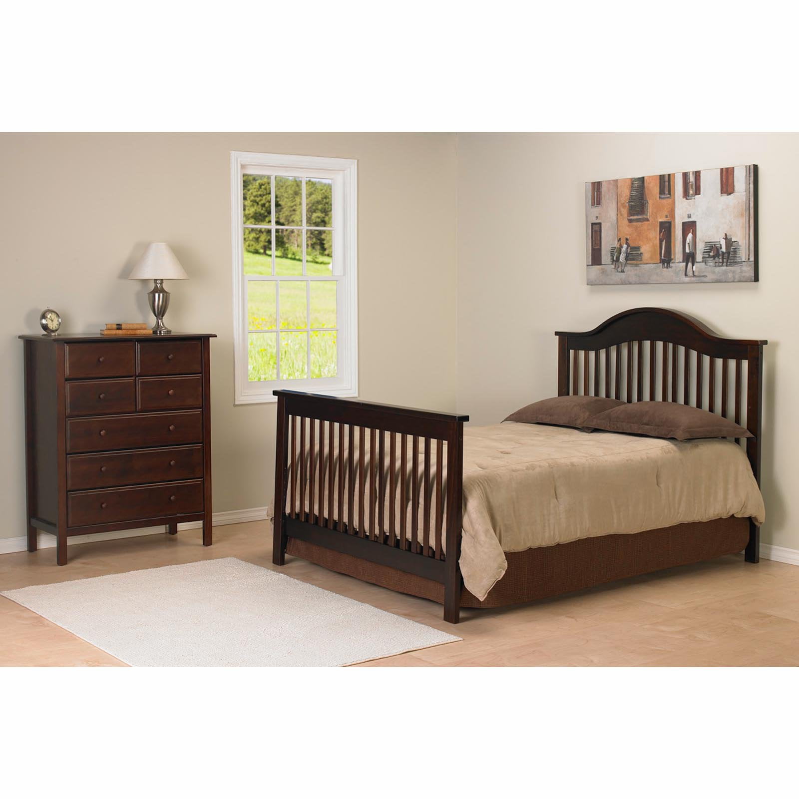 brookline convertible 4 in 1 crib model 15370