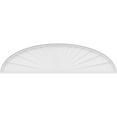 thumbnail image 3 of Ekena Millwork 80"W x 21"H x 2"P Elliptical Sunburst Architectural Grade PVC Pediment, 3 of 7
