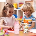 thumbnail image 4 of Botella SANDJEST Kids de acero inoxidable con aislamiento de 12 onzas, color rosa, 4 of 7