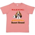 thumbnail image 3 of Inktastic Protected by a Basset Hound Funny Dog Boys or Girls Toddler T-Shirt, 3 of 5