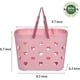 thumbnail image 4 of Cesta de almacenamiento de plástico portátil para ducha Caddy con caja organizadora con asa para baño, despensa, cocina, dormitorio universitario, garaje Xemadio WMSS-428-4, 4 of 6