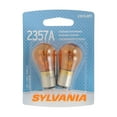 thumbnail image 1 of Sylvania Silverstar Brake Light Bulb 2357A.BP2 2357; Halogen Mini Bulb; Amber; Set Of 2; Blister Pack, 1 of 8