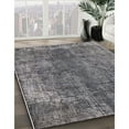 thumbnail image 2 of Ahgly Company Indoor Round Mid-Century Modern Dark Gray Oriental Area Rugs, 7' Round, 2 of 6