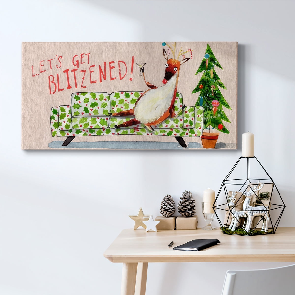 Get Blitzened Collection D- Gallery Wrapped Canvas