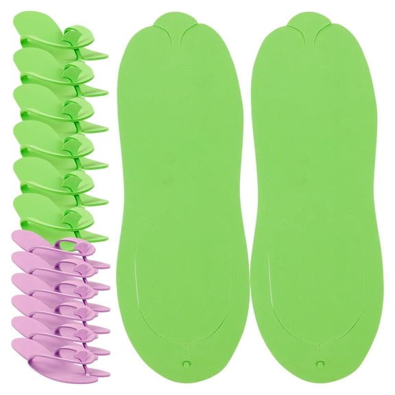 20 pairs of Swimming Flip-flops Disposable Slippers Salon Girl Pedicure Slippers Disposable Beach Slippers