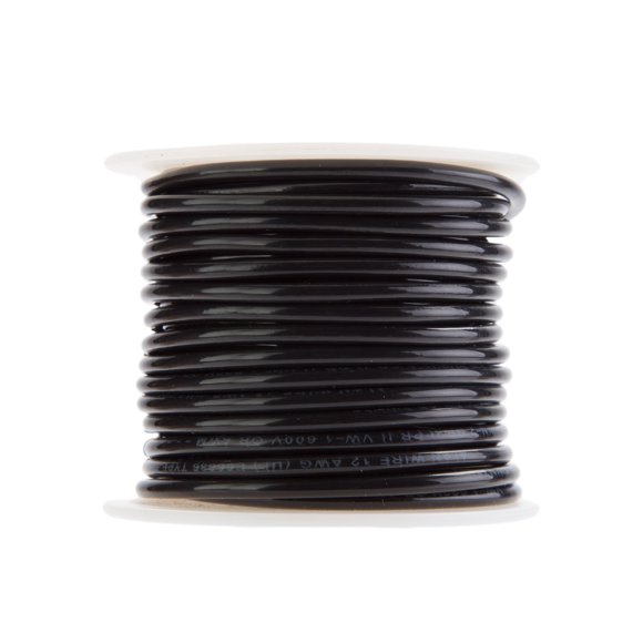 Cable de construcción Remington 12 AWG THHN Solid 30 m negro 600 V