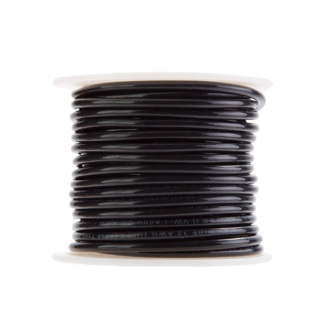 Cable de construcción Remington 12 AWG THHN Solid 30 m negro 600 V