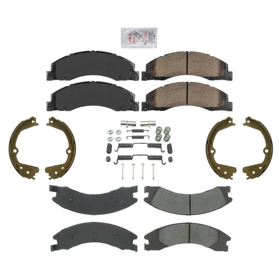 Premium Ceramic Disc Brake Pads For Ford E150 & E250 08-2014 Single Rear Wheel