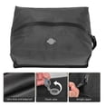 thumbnail image 4 of 17L Travel Vacuum Compression Bag – Reusable Flat Bottom Packing Cube with Manual Seal Valve for Luggage, Suitcase, Backpack – Splash Proof TPU, Grey, 4 of 7
