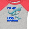thumbnail image 4 of Inktastic I'm the Big Brother Shark Boys Baby Bodysuit, 4 of 5