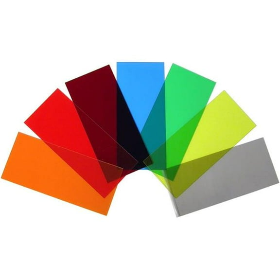 EKL CFW-GREEN 5.3 x 2.3 in. Sheets of Red Film, Green