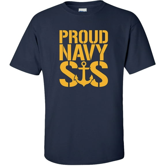 Proud Navy Sister Short Sleeve T-Shirt in Navy