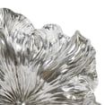 thumbnail image 4 of DecMode Silver Polystone 3D Floral Wall Decor (3 Count), 4 of 12