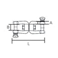 thumbnail image 2 of Destorcedor Quij/Quij Inoxidable 1/2plg 12.7Mmx140Mm Gim Sports 304, 2 of 2