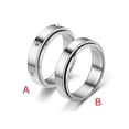 thumbnail image 3 of Men Women Vintage Anti Stress Crystal Spinner Titanium Steel Zircon Punk Rotatable Spinner Fidgets Rings Anxiety Rings 9 A, 3 of 8