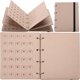 thumbnail image 1 of Organizador de 4 páginas para amuletos de zapatos, de fieltro marrón, rectangular, para colección de amuletos de zapatos, soporte de exhibición de libros, bolsa de almacenamiento portátil para, 1 of 1