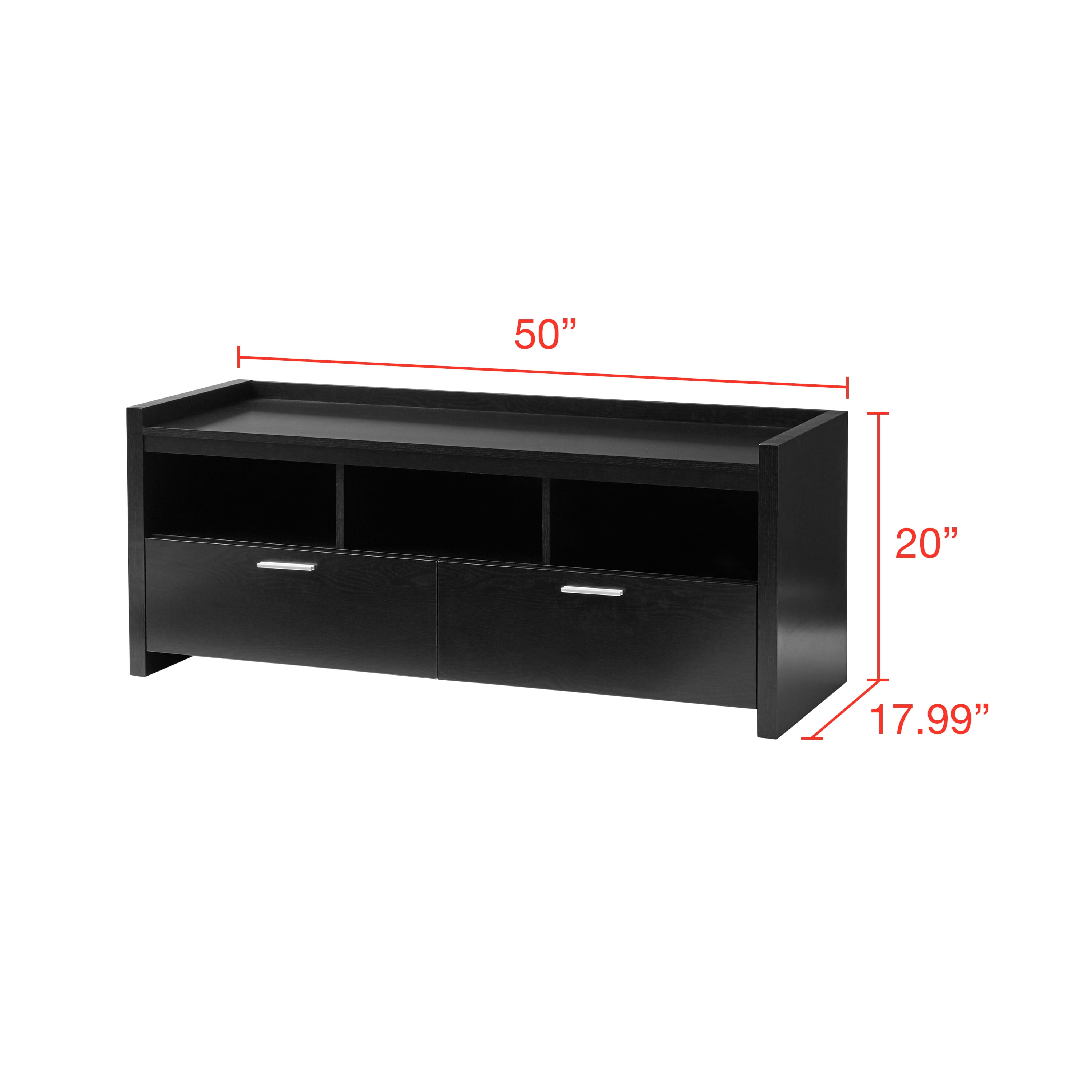 Mainstays Low Profile 2 Drawer Tv Stand For Tvs Up To 55 Mainstays Low Profile 2 Drawer Tv Stand For Tvs Up To 55