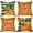 Harvest, variant on Fall Maple Leaf Decorative Throw Pillow Covers 16 x 16 Set of 4, Hello Autumn Leaves Thanksgiving Cushion Case Decor, Bless Our Home Sweet Home Seasonal Farmhouse Decoration for Sofa Couch