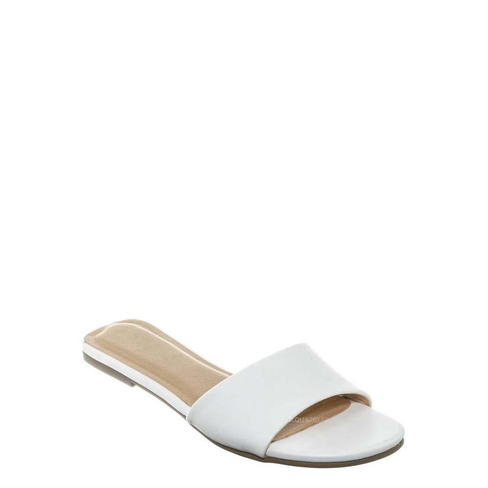 flat slides for women