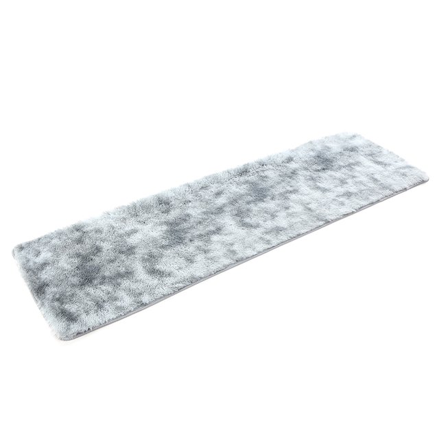 Alfombra de felpa rectangular con diseño de degradado, ideal para sala, dormitorio o ventana. Suave, lavable y disponible en varios colores y tamaños, incluyendo 60x200cm. ¡Añade estilo y comodidad a