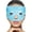 Blue, variant on Uralili Ice Eye Mask for Woman Man, Heated Warm Cooling Reusable Gel Beads Ice Mask-Gray
