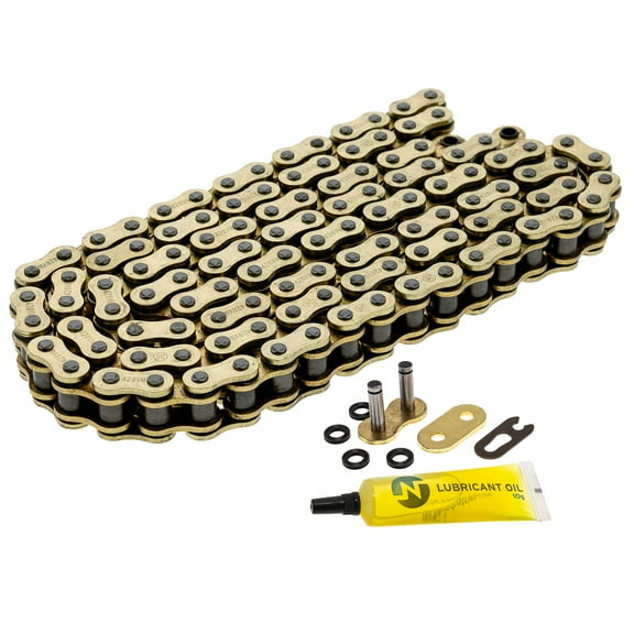 Niche Gold 428 X-Ring Chain 118 Links With Master Link Motorcycle 519-CDC2412H