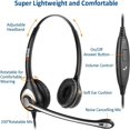 thumbnail image 4 of Auriculares Wantek con cable para computadora y micrófono: cancelación de ruido de 3,5 mm/2,5 mm para PC, portátil, Mac, iPhone y Samsung. Compatibles con Zoom, Teams, centro de llamadas y oficina en, 4 of 5