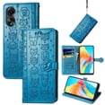 thumbnail image 4 of Funda Cartera FOXDOCK para OPPO A78 4G , Flip PU con Relieve de Gatos y Perros, Tarjetero y Soporte, 4 of 6
