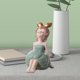 thumbnail image 5 of Estatuilla de chica nórdica Fernando escultura artística bonita coleccionable para sala de hogar decoración de Navidad 93x65 cm, 5 of 8