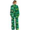 thumbnail image 6 of Renewold St. Patrick's Day Women Comfiest Holiday Outfits Long Sleeve Sweatshirts High Waisted Drawstring Pants Lounge Sets for Womens 2 Piece Outfit, Green Shamrock Heart Pint, XL, 6 of 7