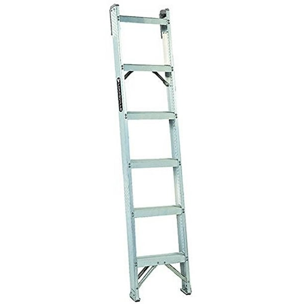 Louisville Ladder 6Foot Aluminum Shelf Ladder, Type IA, 300pound Load