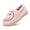 Pink White, variant on Men's & Women's Smile Face Slippers Fuzzy, Cute Fluffy House Slippers, Plush Memory Foam Slippers Cozy Heel Slip-On Shoes